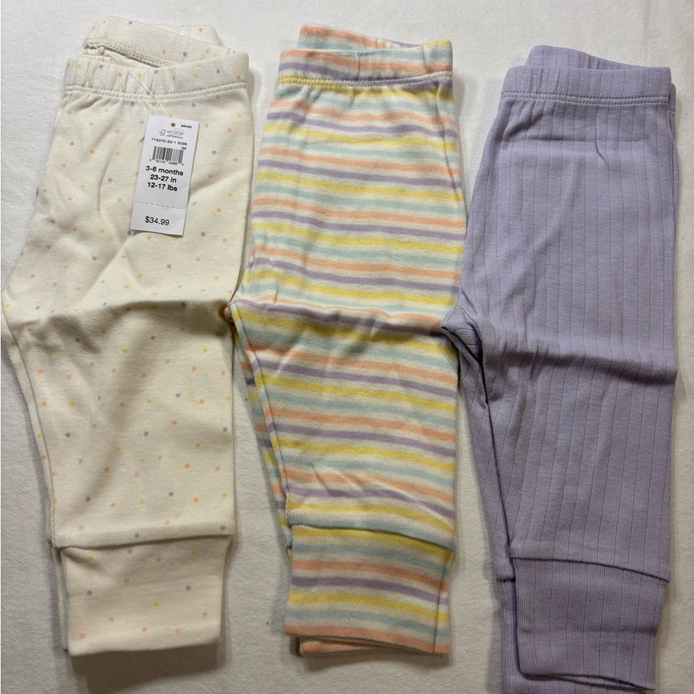 GAP Kids Sweatpants & Joggers - Cream, Multicolor, Purple
